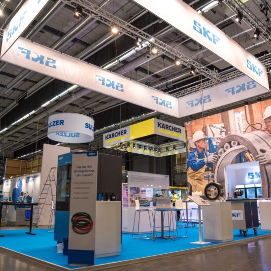 SKF Maintenance Fair 2020 Stand Front Row Exhibitions