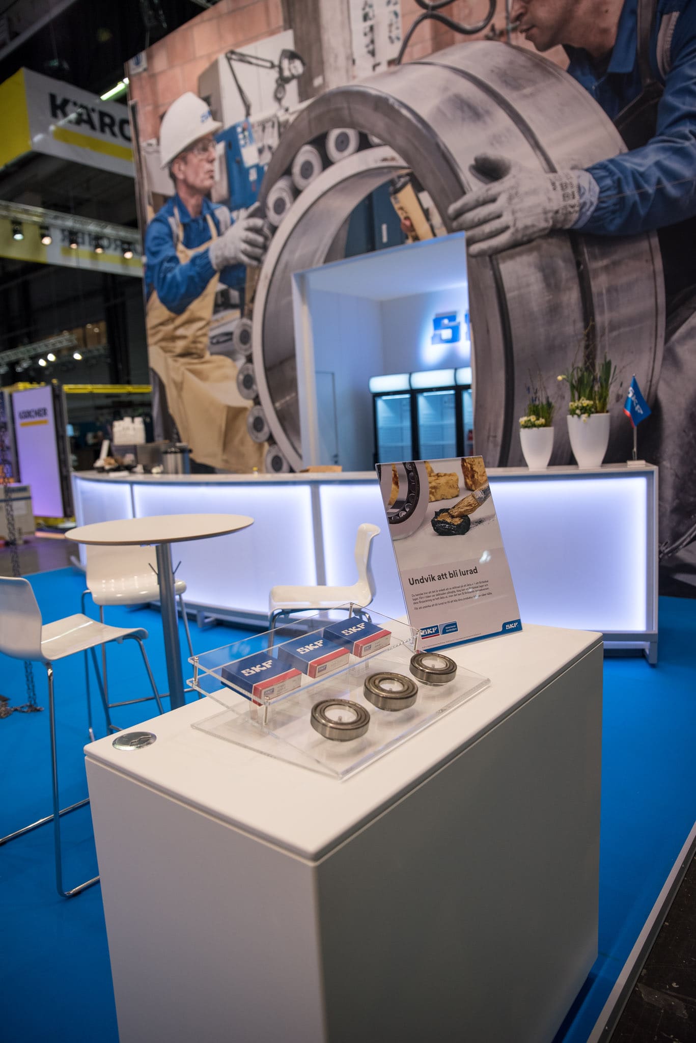 SKF Maintenance Fair 2020 Stand Front Row Exhibitions