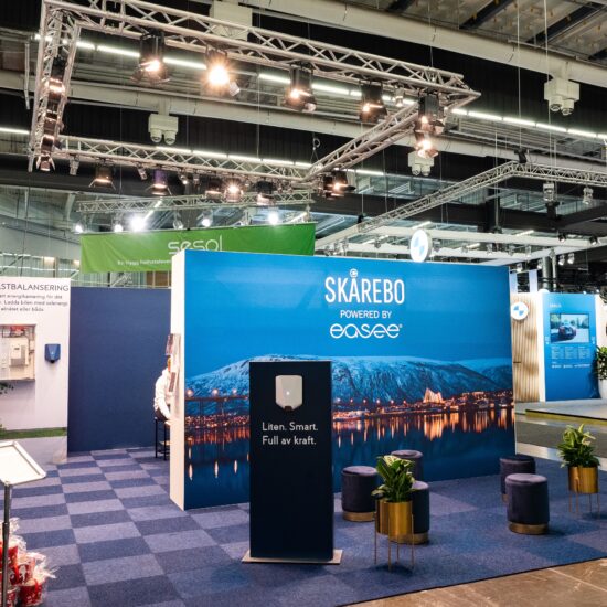 Skårebo eCarExpo Stand builder Front Row Exhibitions